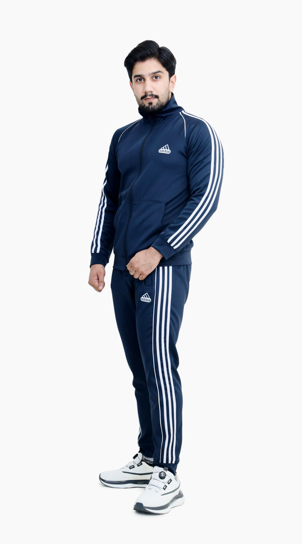 Adidas navy blue Track Suit