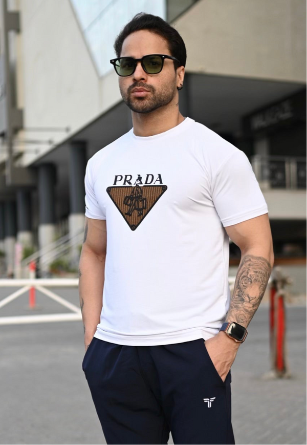 Prada Imported Textured dri-fit Teas