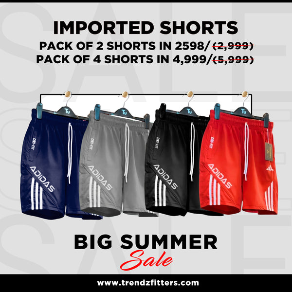 ADI Shorts Pack of 2 or 4